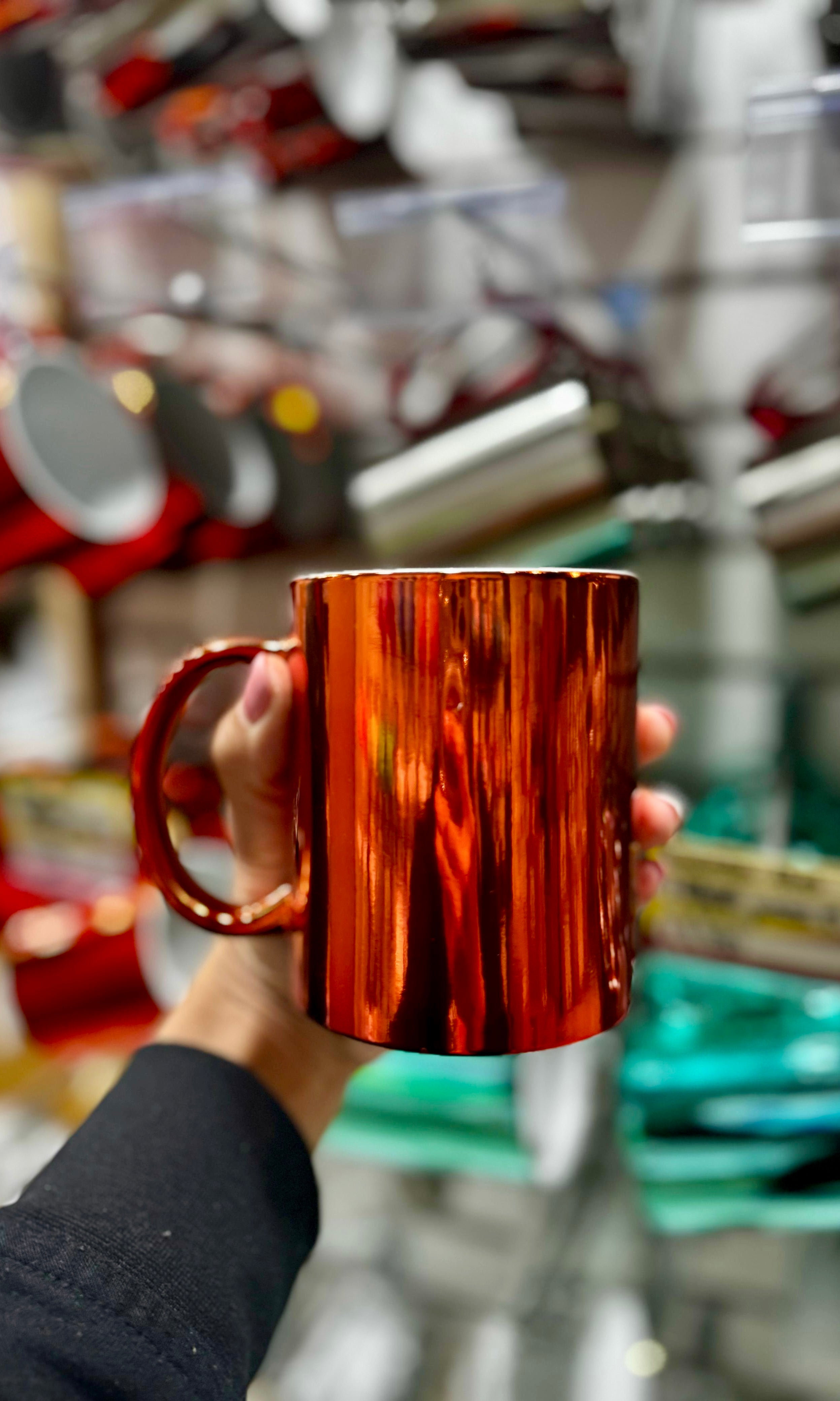 Taza 11 oz Perlada Naranja