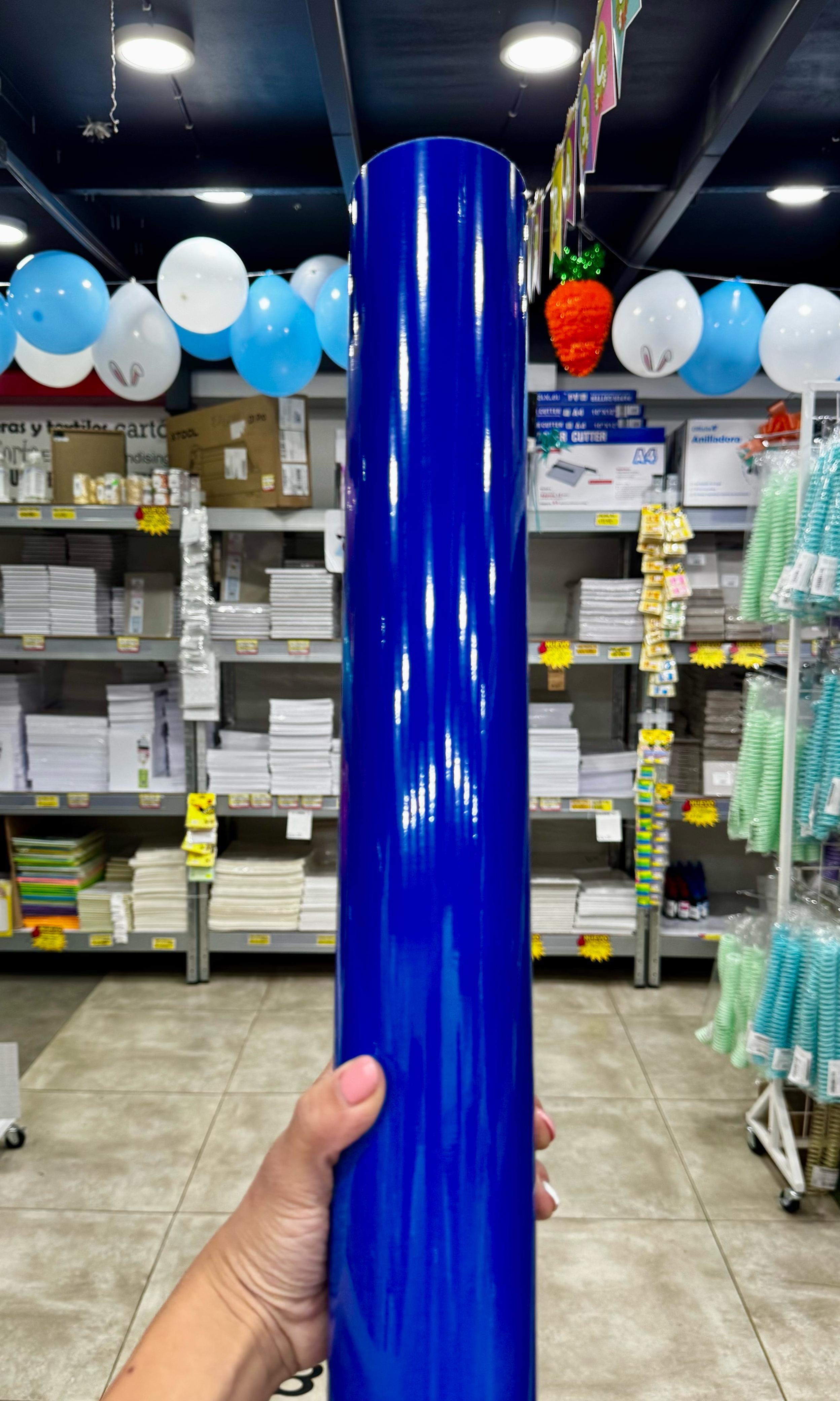 Vinilo Reflectivo 62x100 cm Azul
