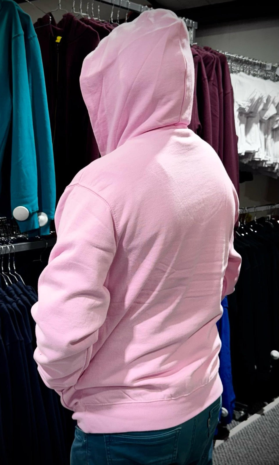 Poleron Canguro Adulto Rosado