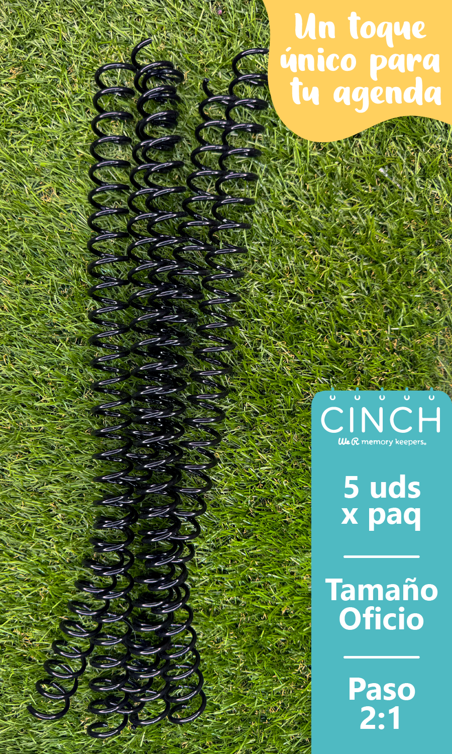 Espiral Plástico Negro