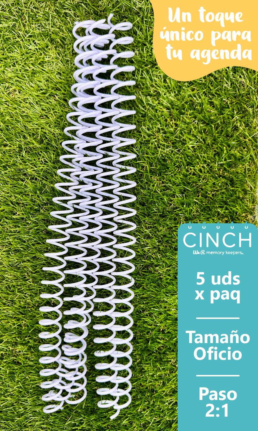 Espiral Plástico Blanco