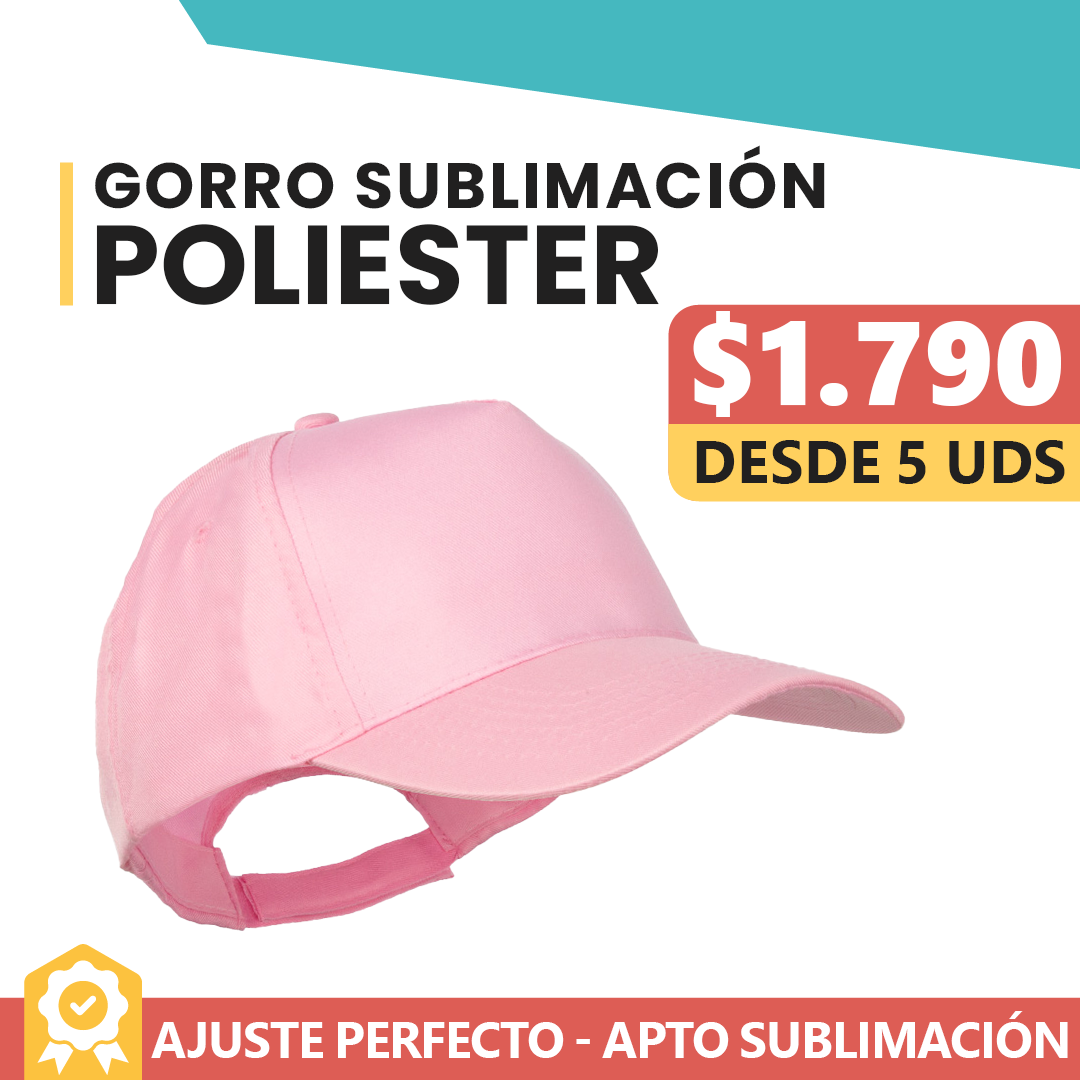 Gorro Poliéster Rosa