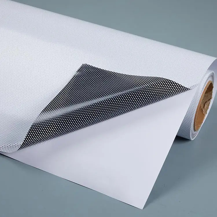 Vinilo Impresión adhesivo Perforado Rollo 137 cm x50 mts
