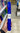 Vinilo Textil Adhesivo 30x100 cm Azul