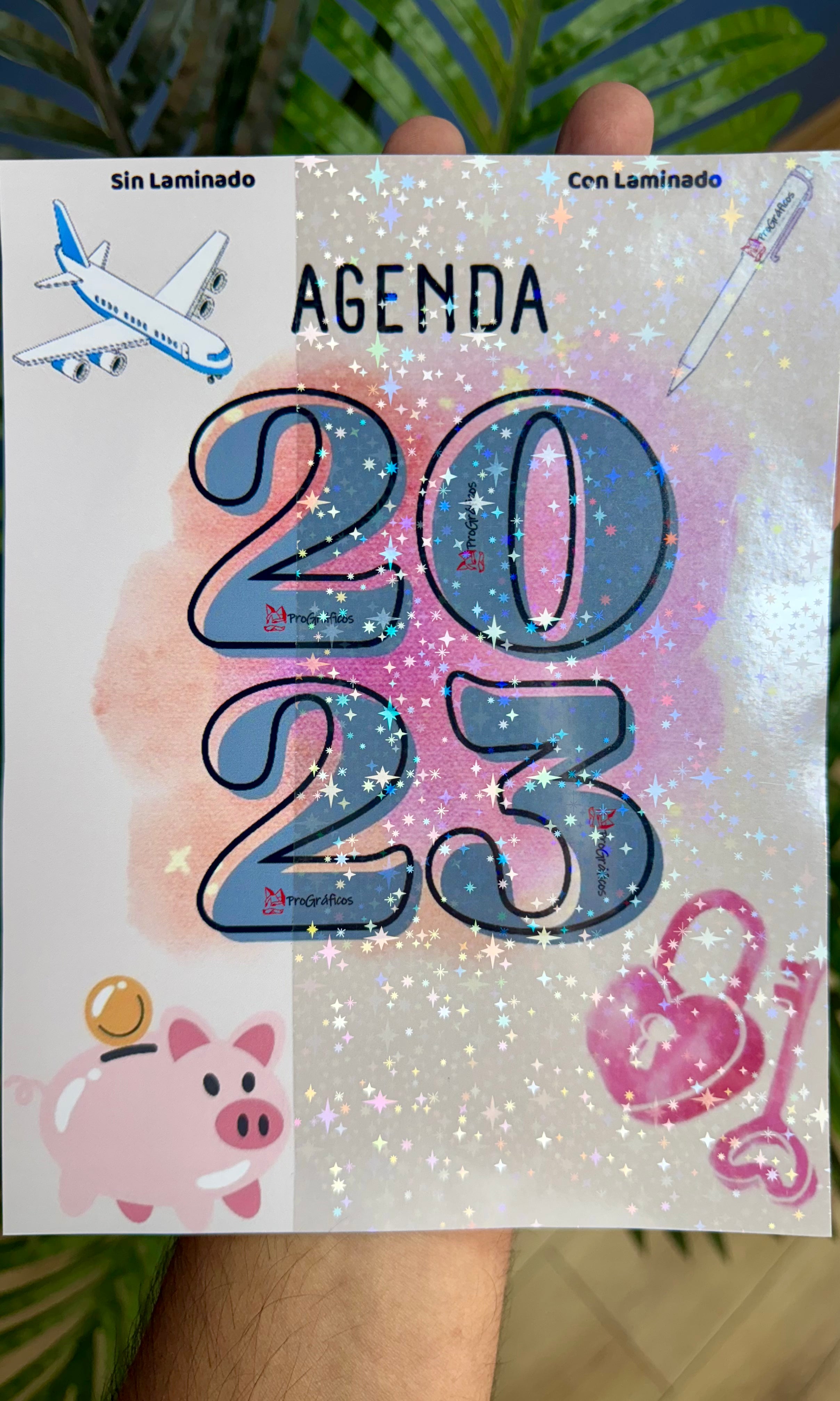 Laminado en Frío Holográfico Estrellado A4 10 hjs