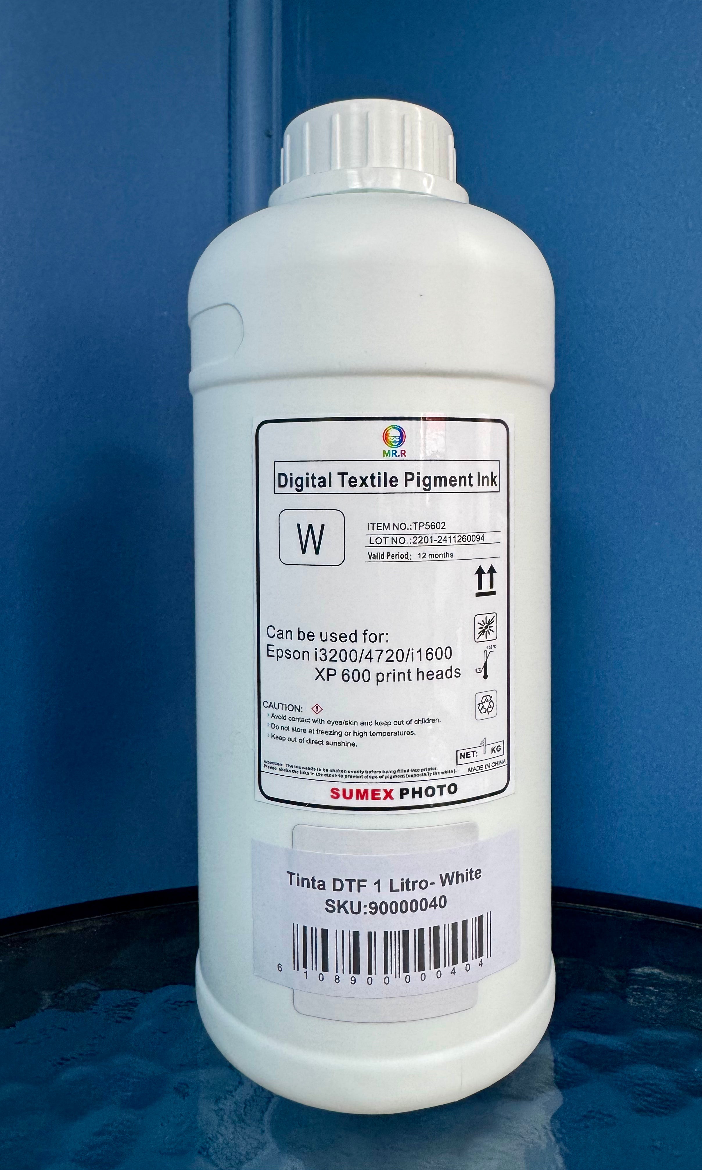Tinta DTF Blanco 1 Litro
