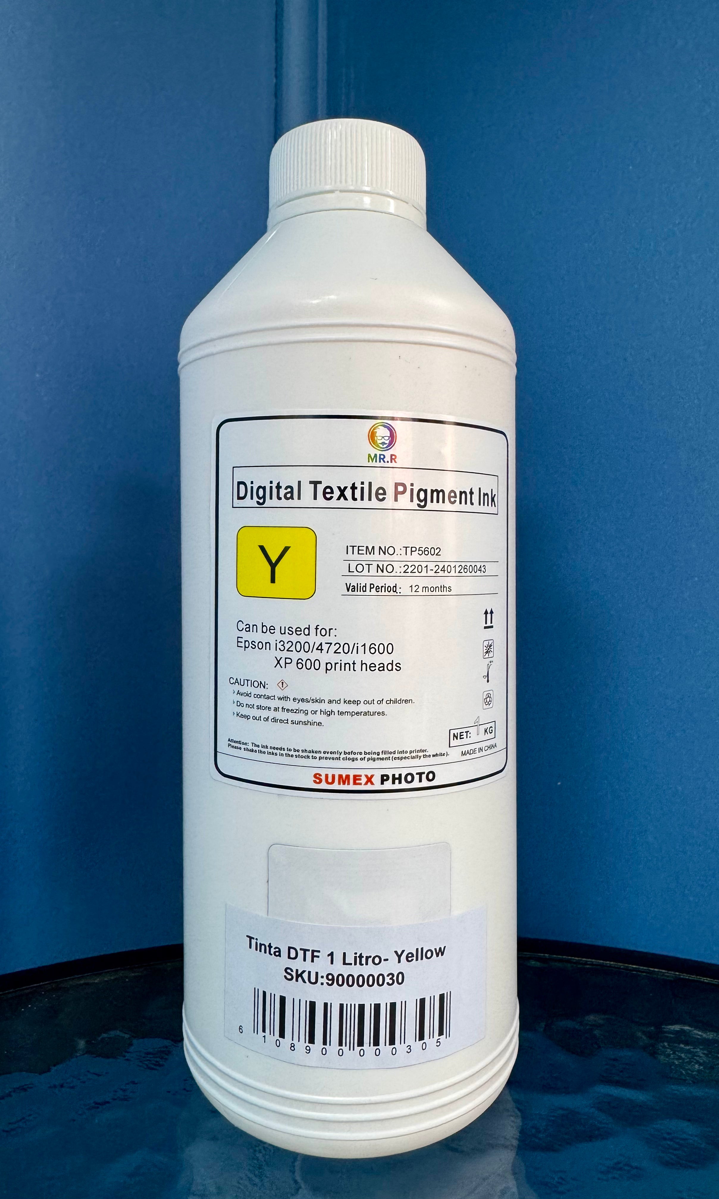 Tinta DTF Amarillo 1 Litro