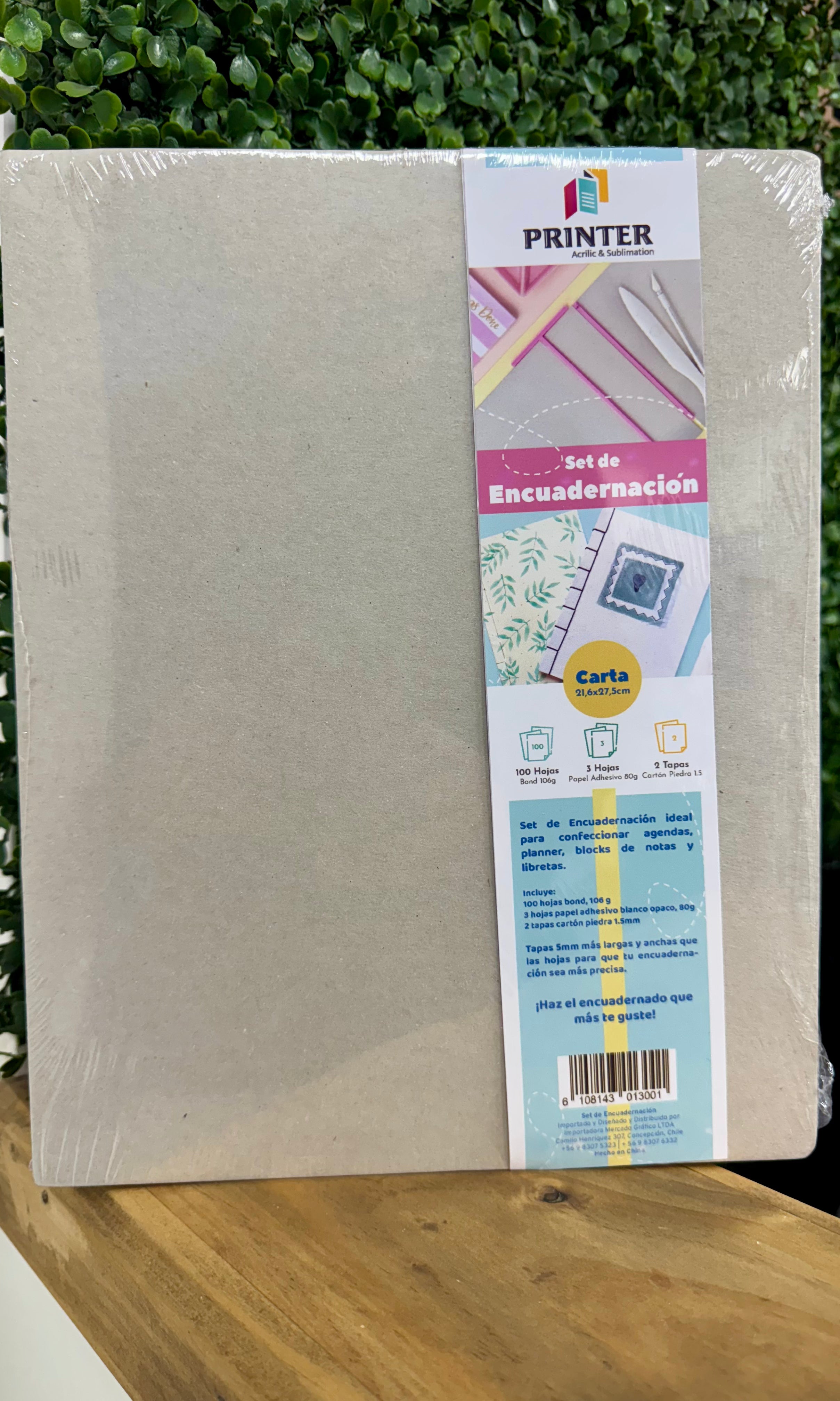 Pack 100 hjs Papel+2 Tapas Piedra Carta
