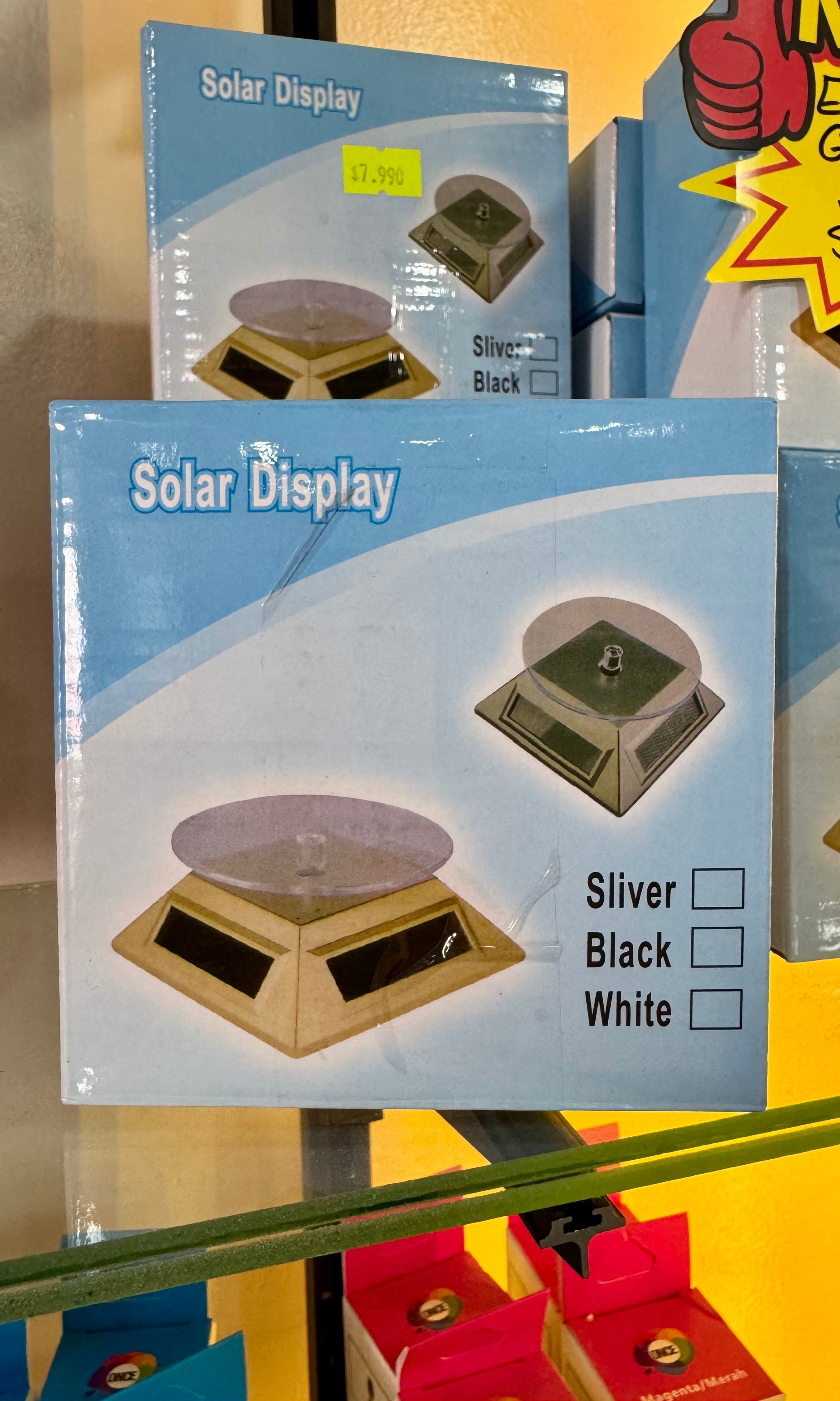 Exhibidor Solar Giratorio