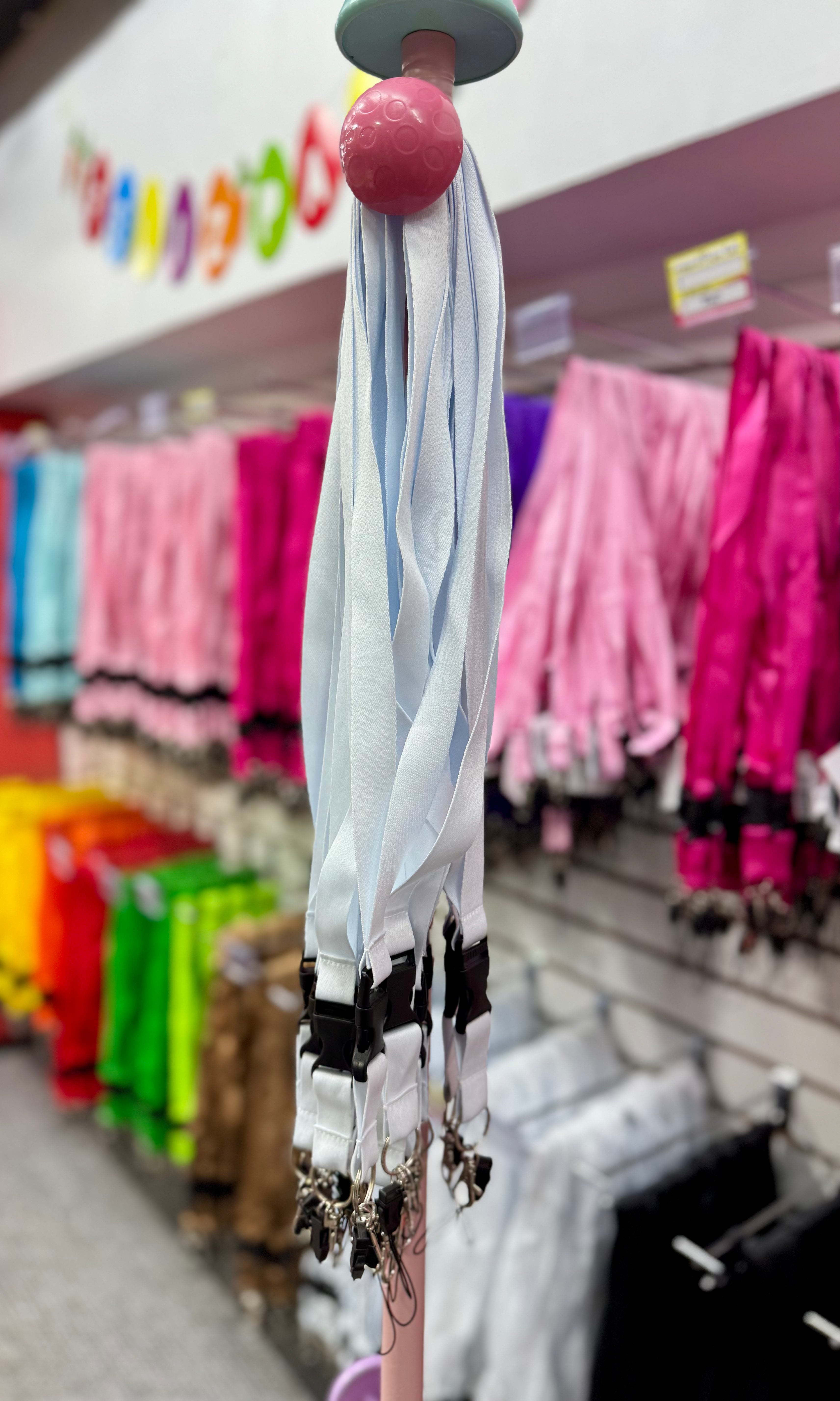 Lanyard Premium Liso Blanco