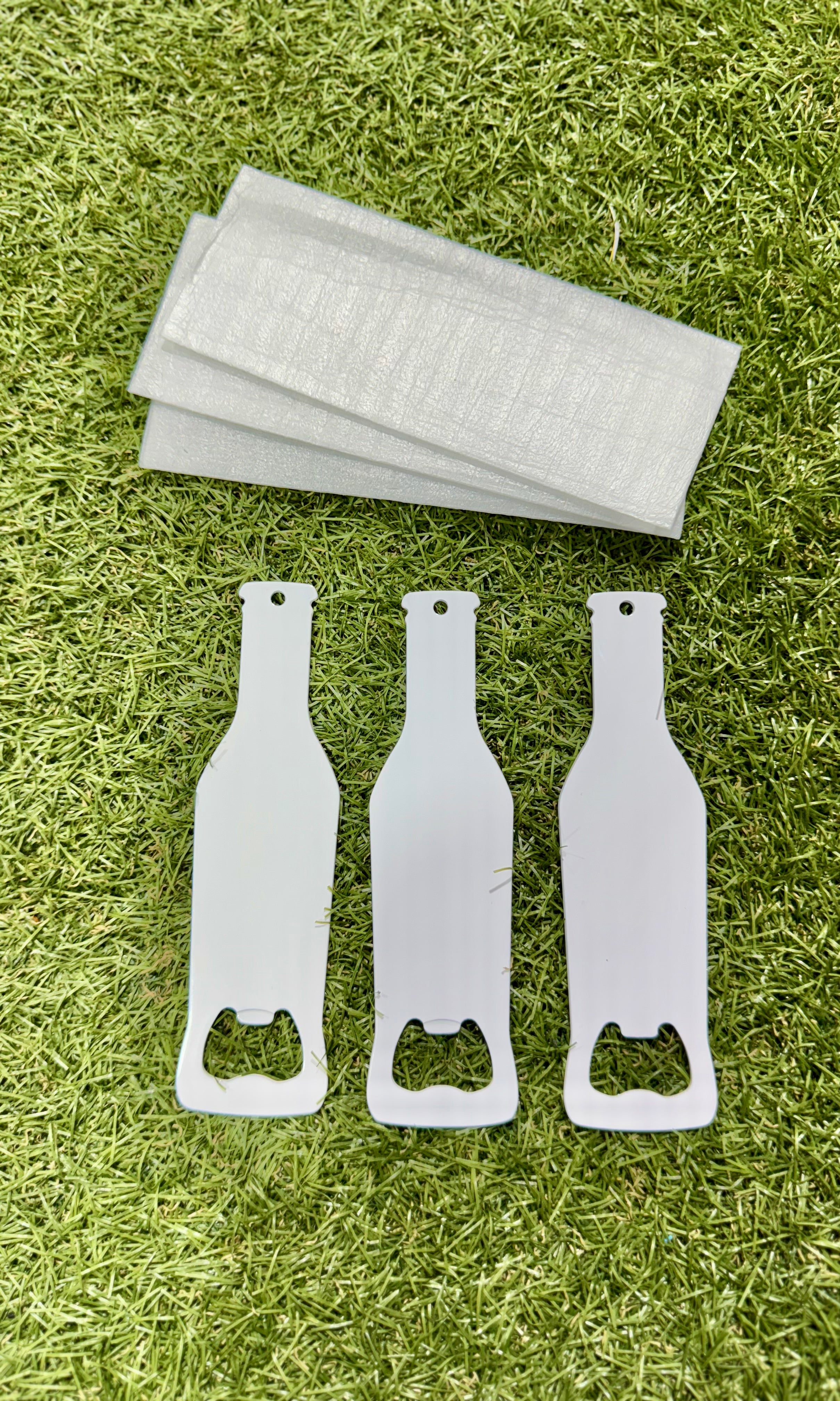 Destapador de Aluminio Sublimable Botella 3 uds