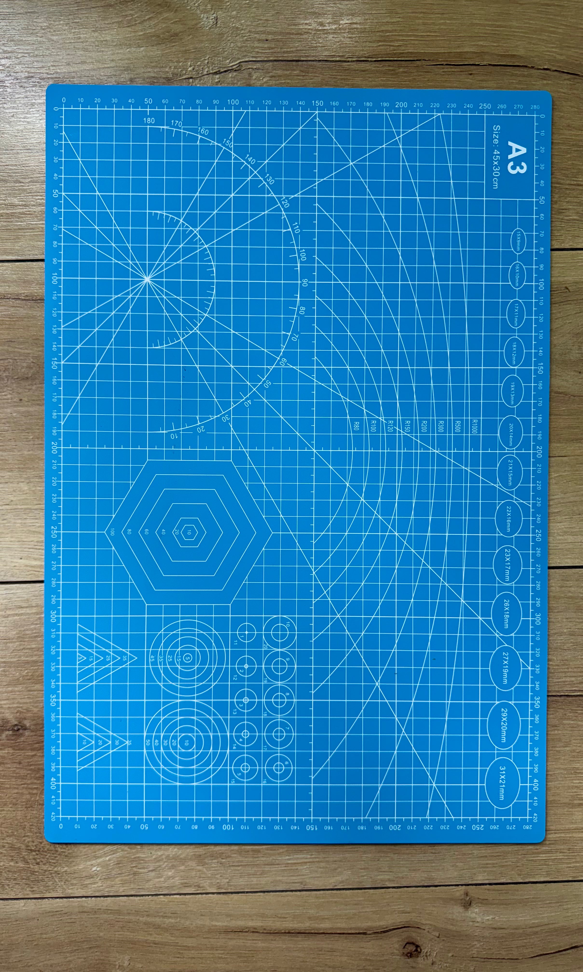 Base de Corte A3 Celeste