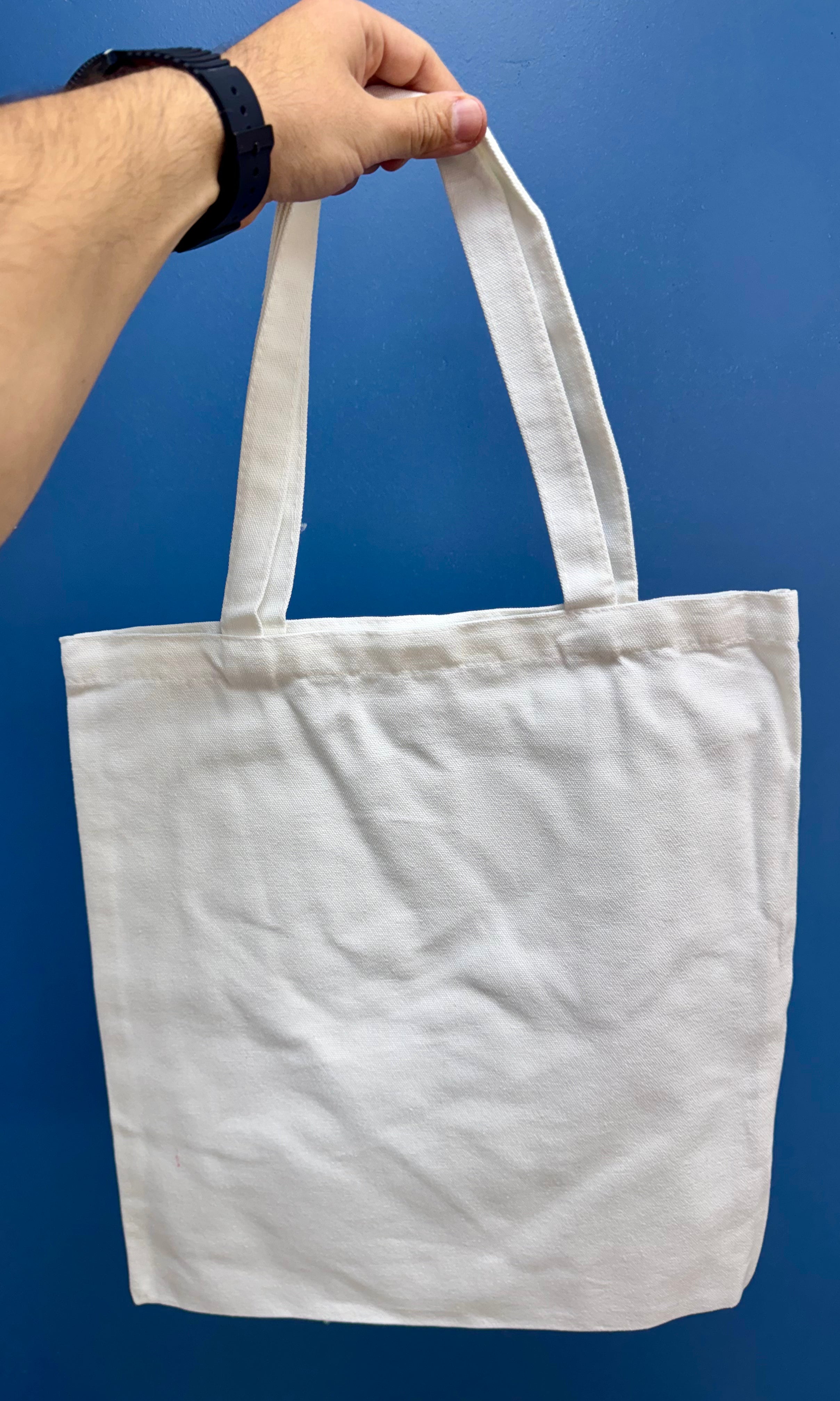 Bolsa Canvas Sublimable Blanca 38x41 cm