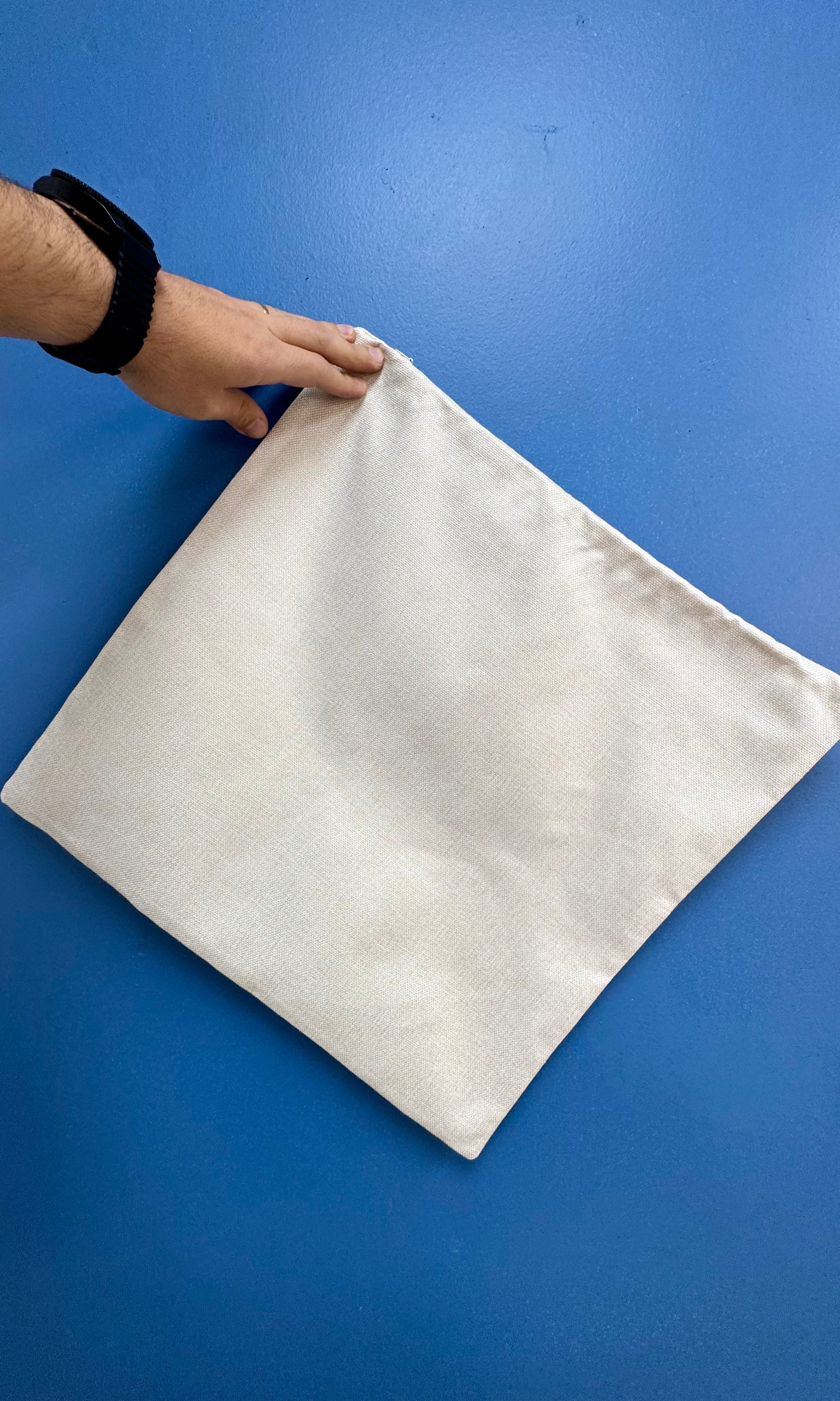 Funda Cojín Sublimable Canvas Cuadrada 40 cm