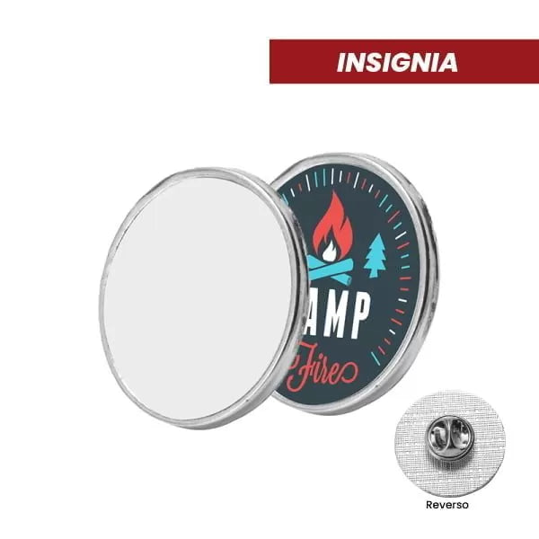 Pin Metálico Circular 2.5 cm