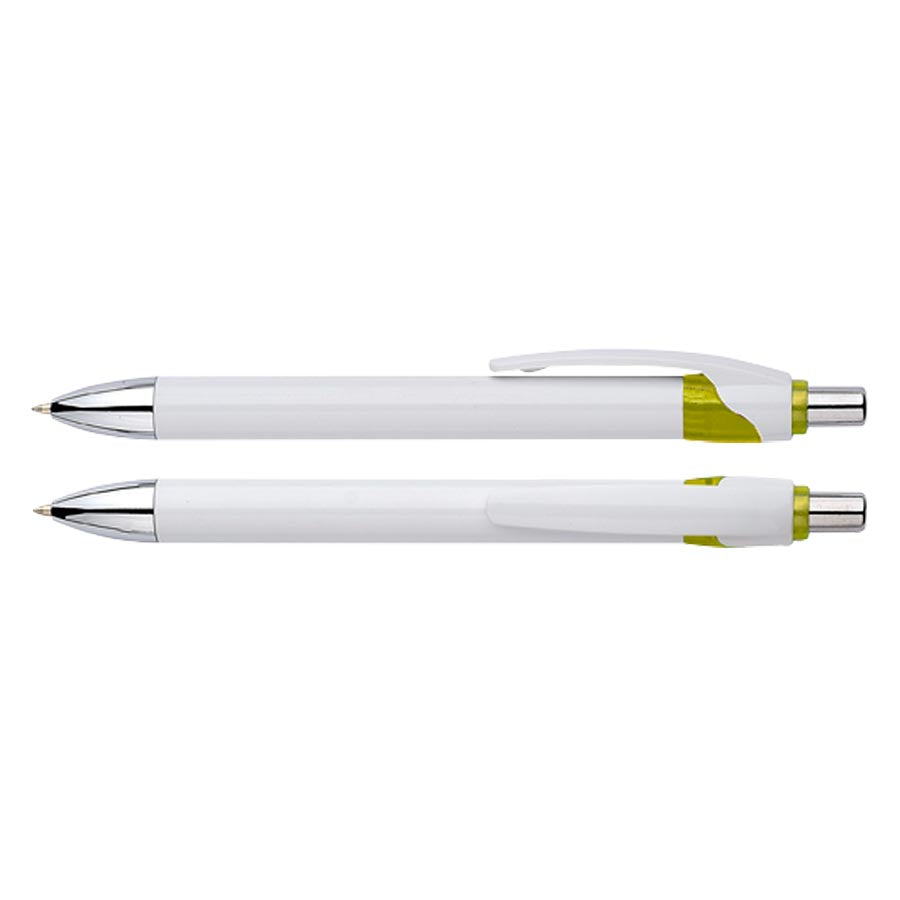 Boligrafo Plástico Blanco Caja 50 uds