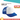 Gorro Malla Blanco Azul