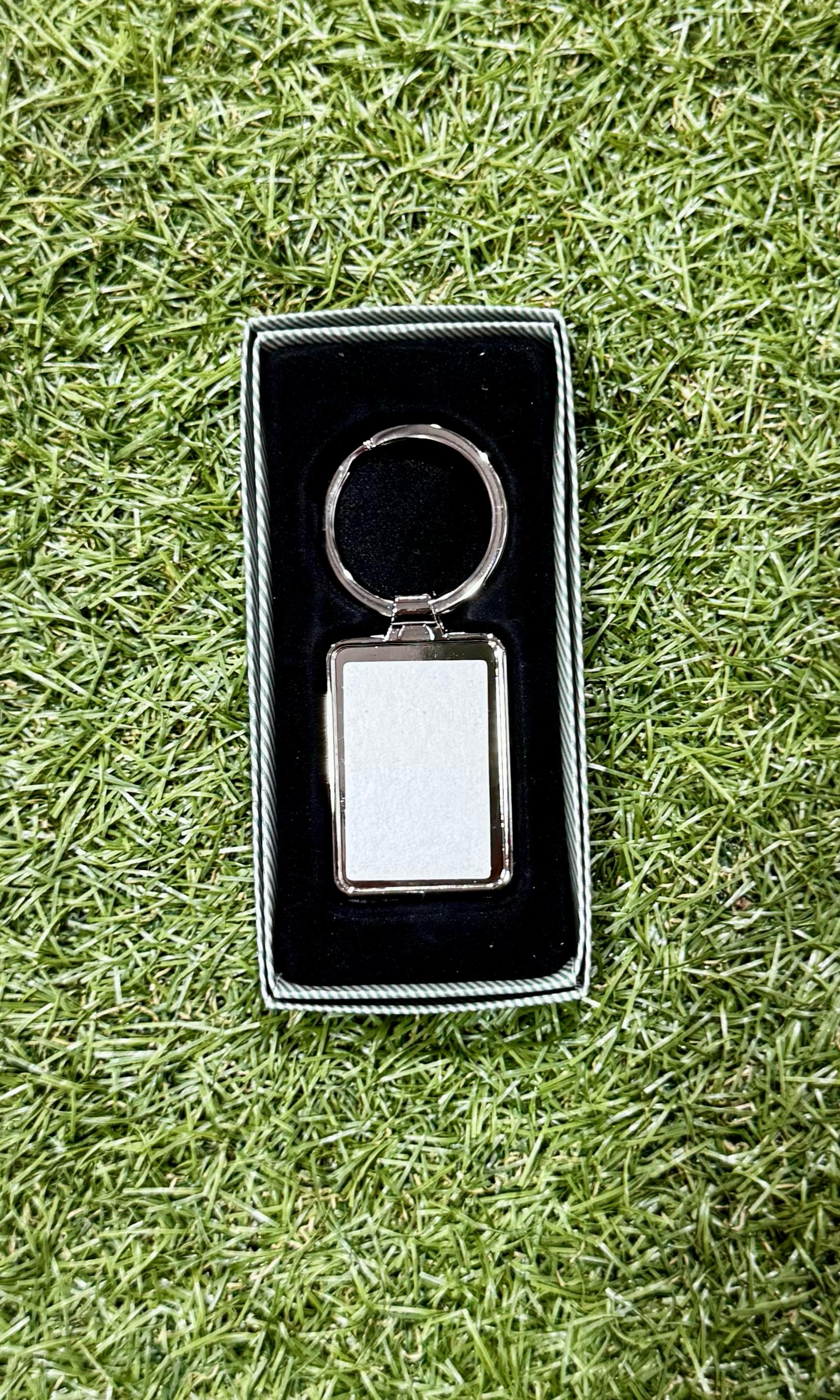 Llavero Metálico Sublimable Rectangular