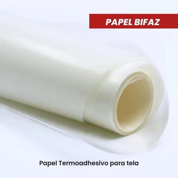 Papel Termoadhesivo Bifaz 0.47x1 mt