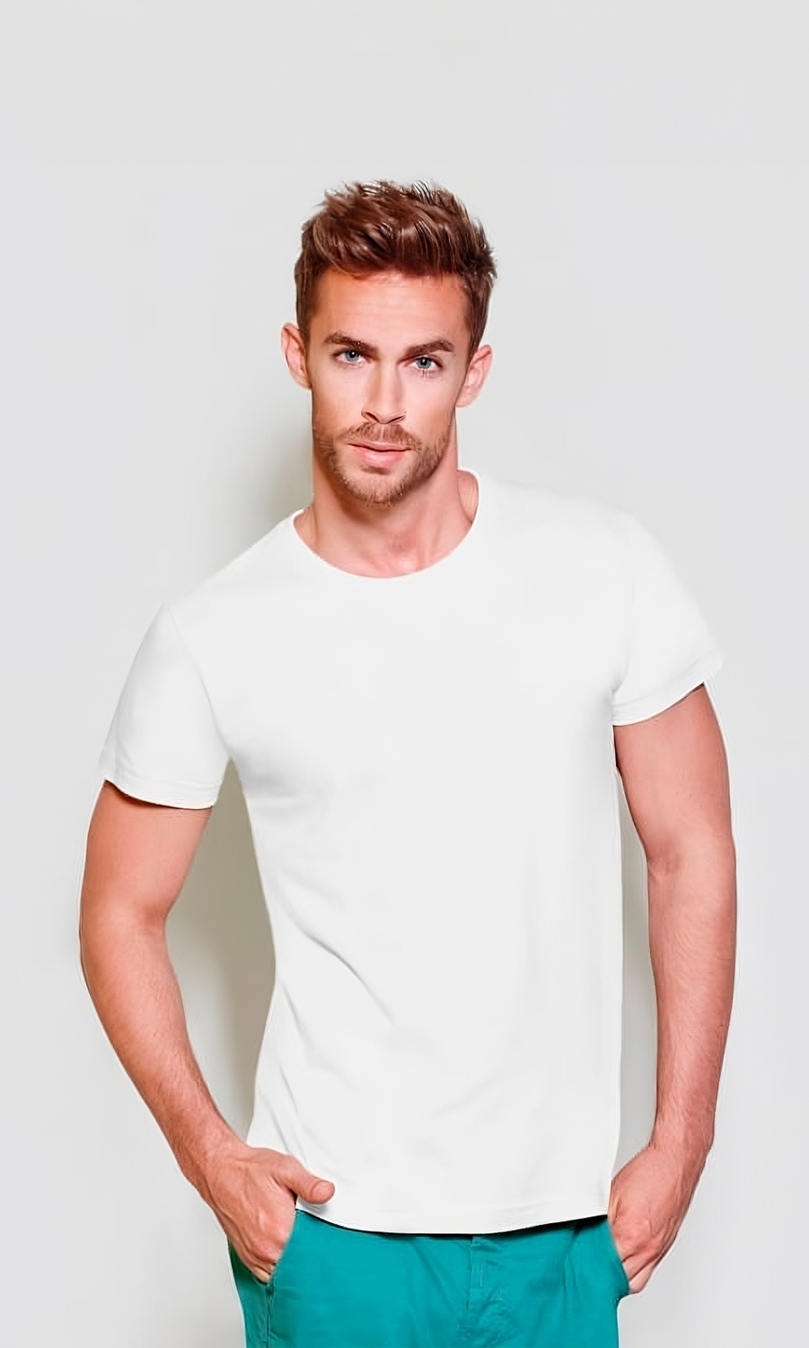 Polera Blanca Algodón Adulto