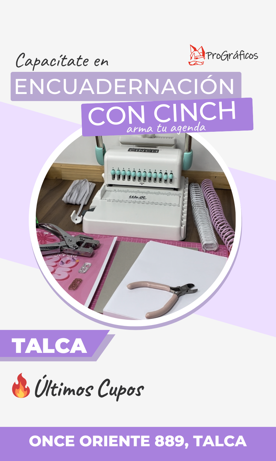 Taller Encuadernación Talca 30 de Agosto