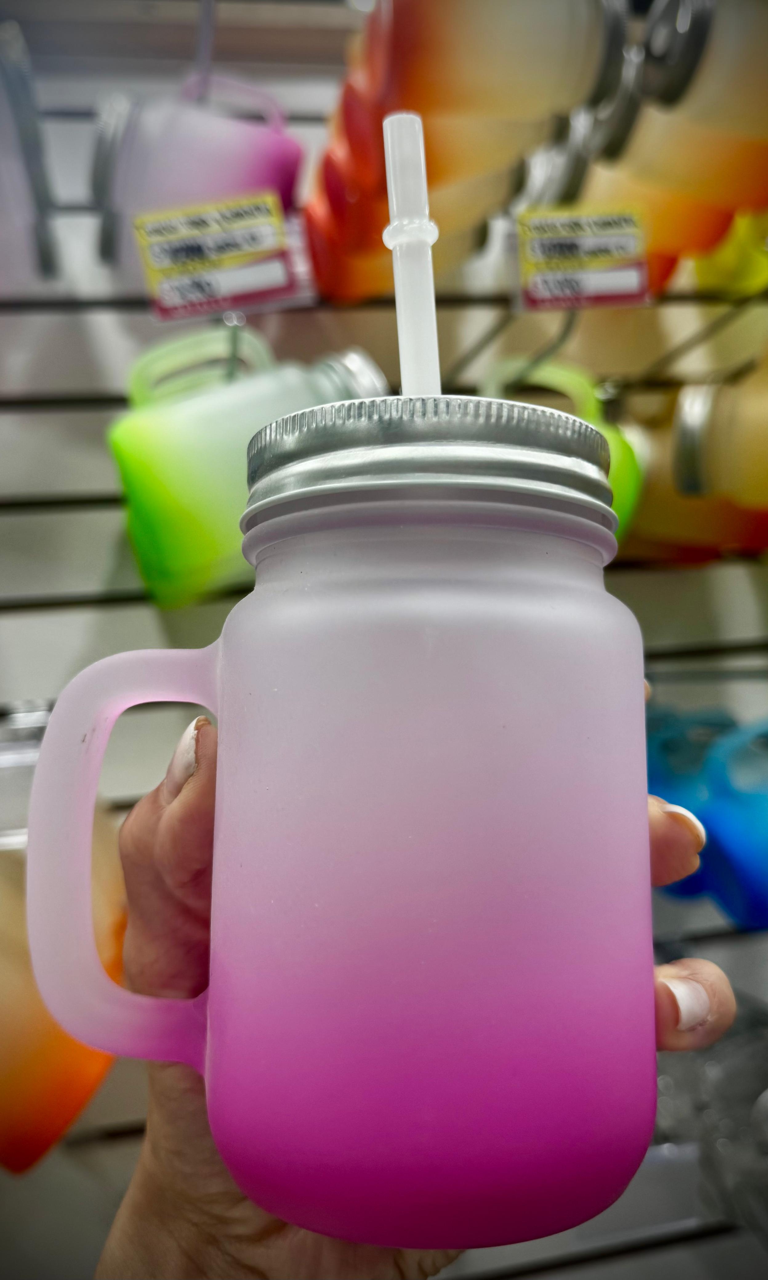 Jarro Frosted Sublimable 15 oz Purpura