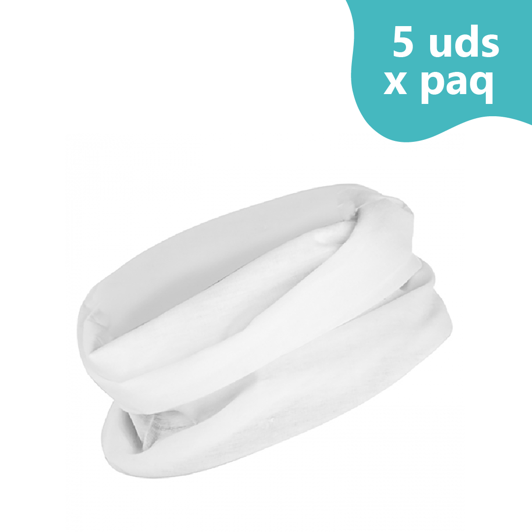 Bandana Sublimación Blanca 5 uds