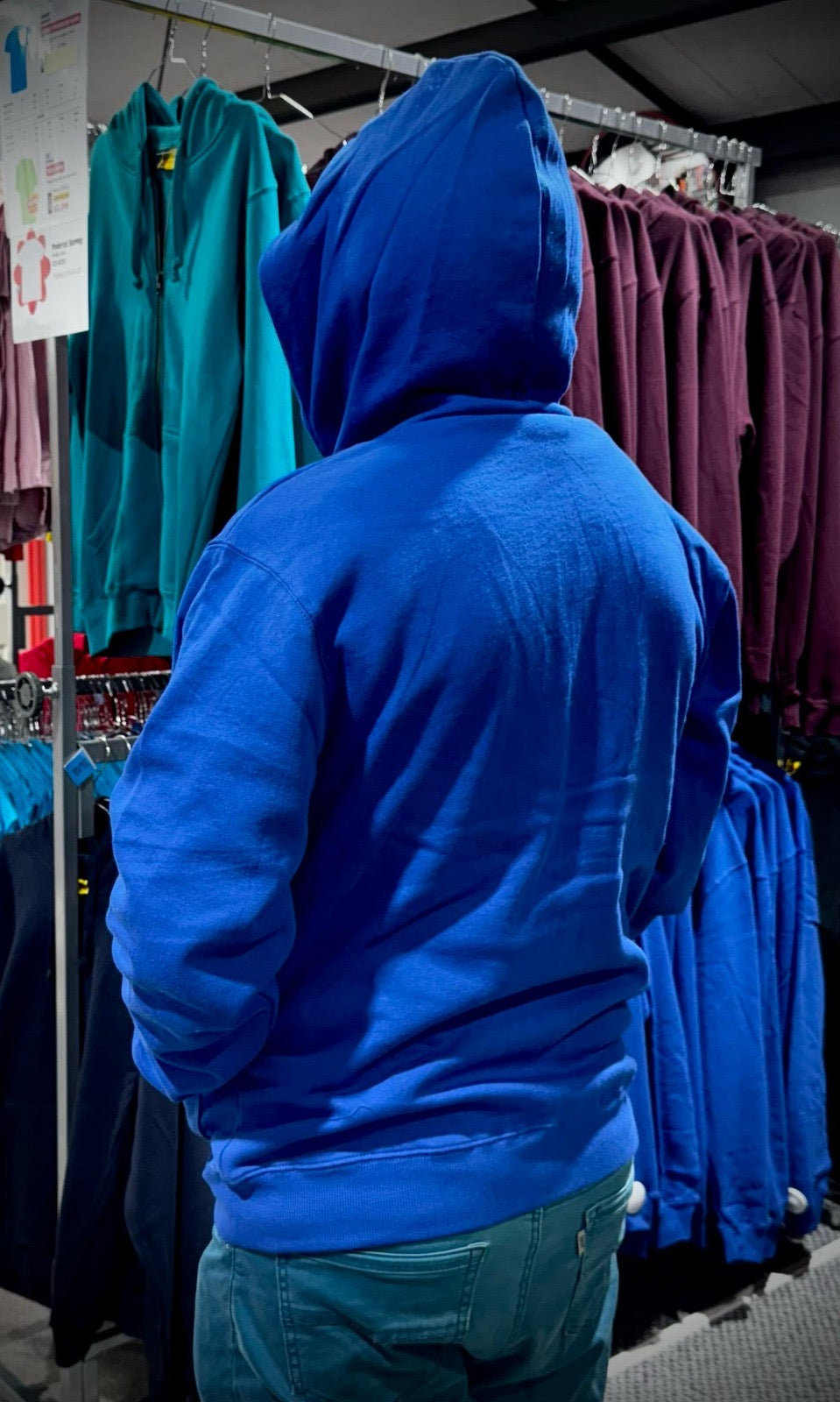 Poleron con Cierre Adulto Azul