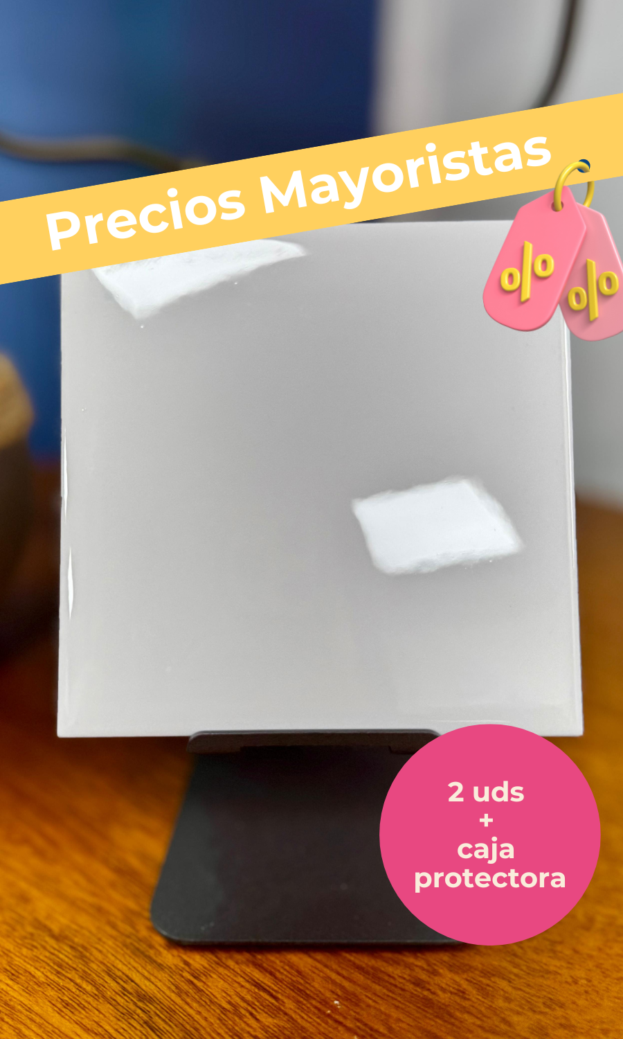 Ceramica Sublimable Blanca 10x10 cm