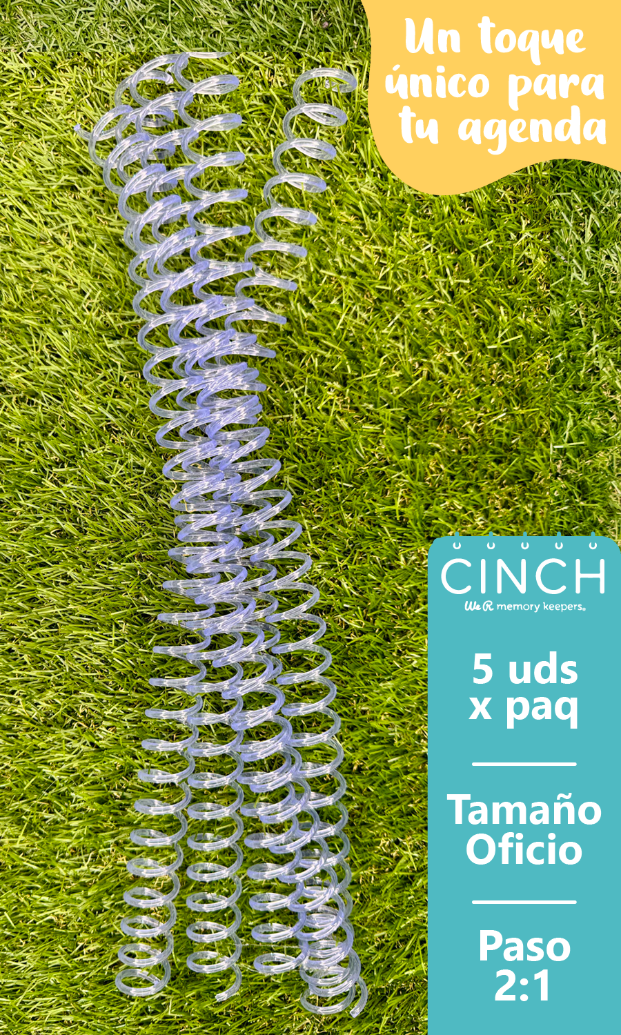 Espiral Plástico Transparente