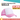 Gorro Malla Blanco Rosa
