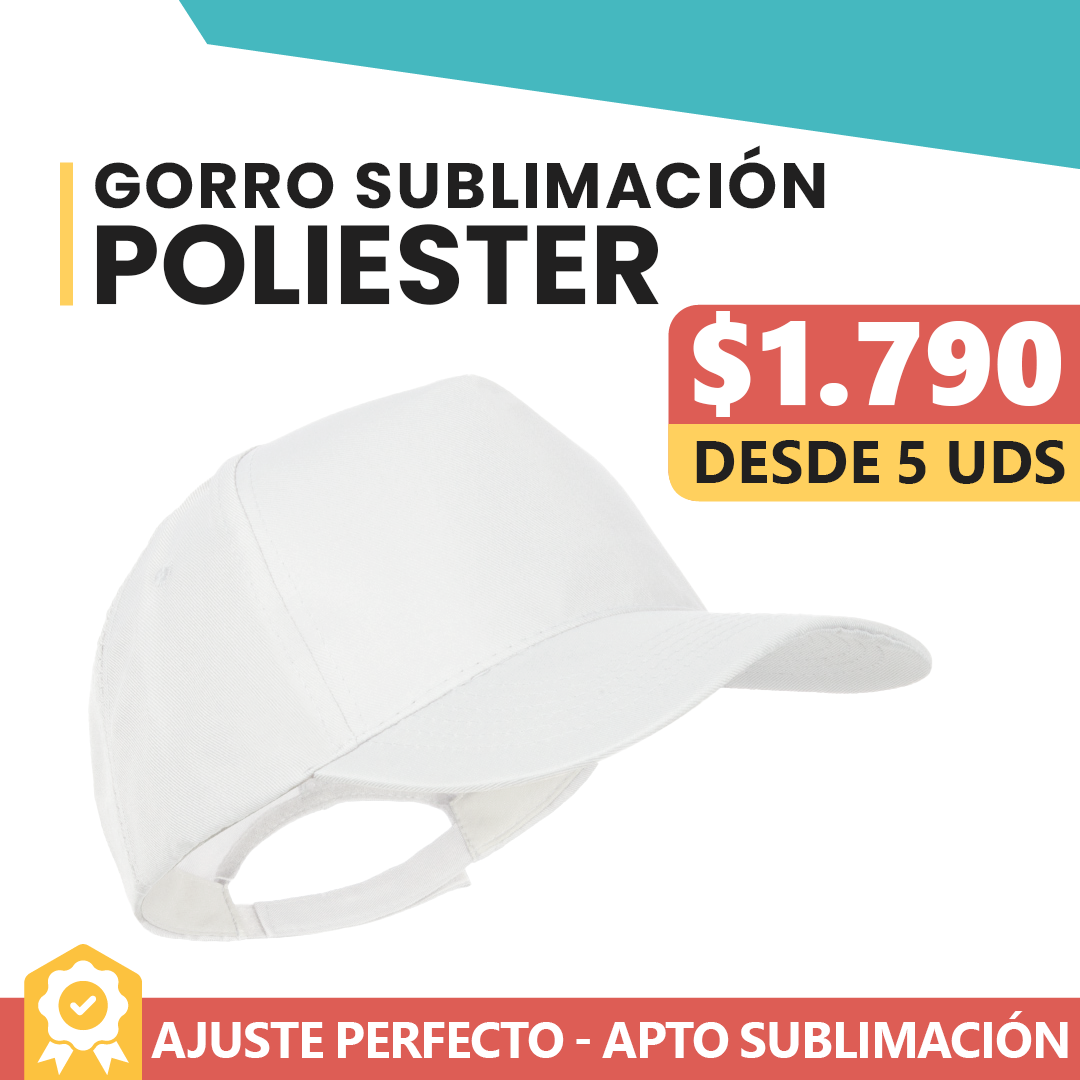 Gorro Poliéster Blanco