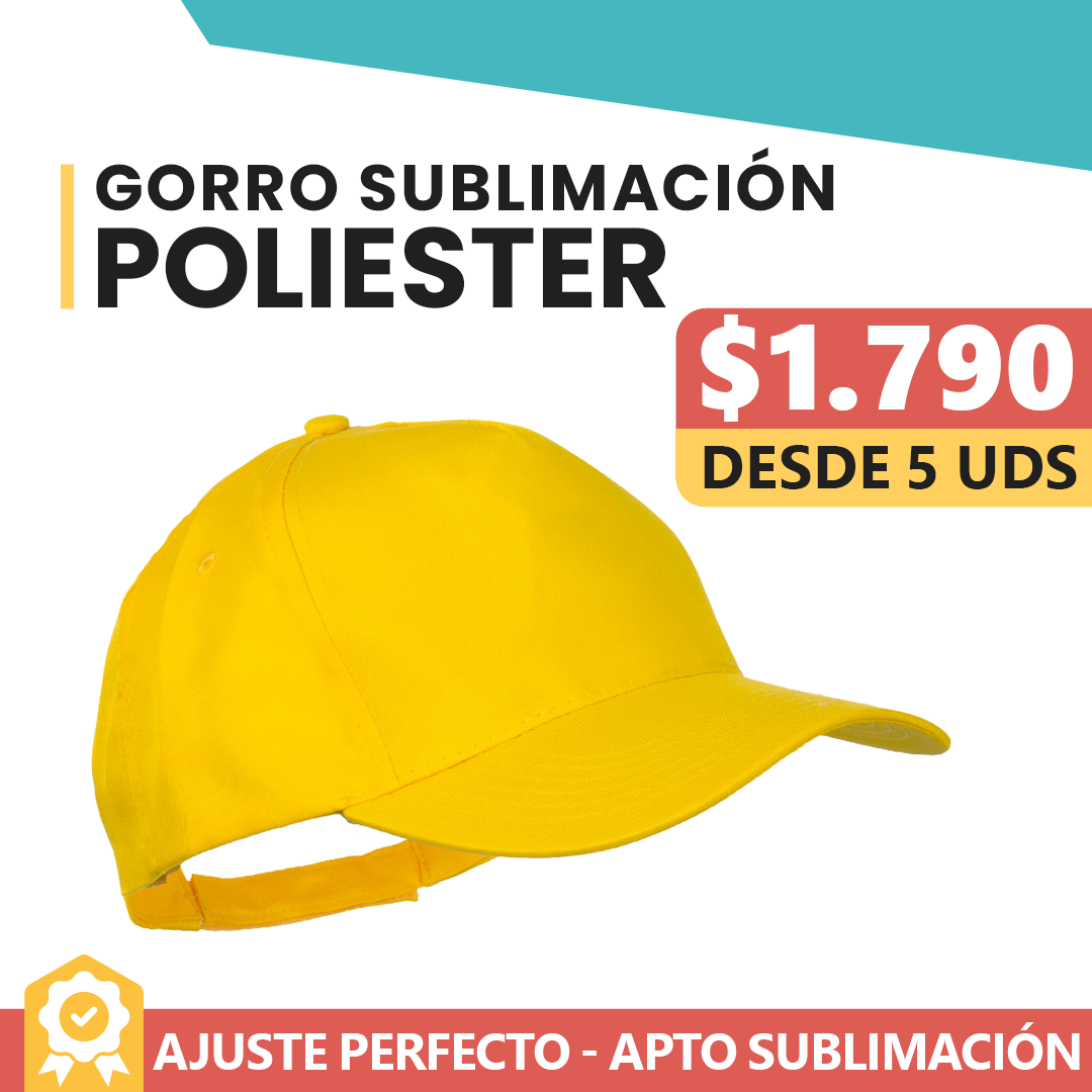 Gorro Poliéster Amarillo