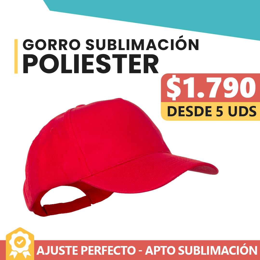 Gorro Poliéster Rojo