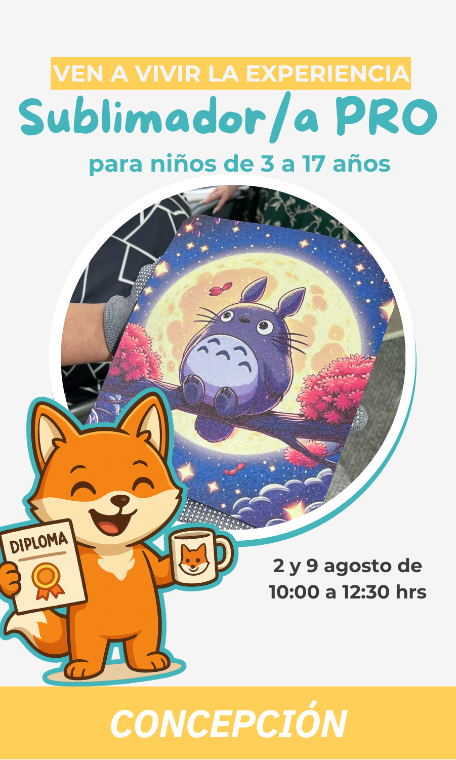Experiencia sublimador/a Pro